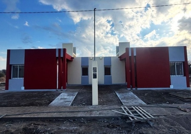 Barrio en construcción en Santa Rosa del Conlara