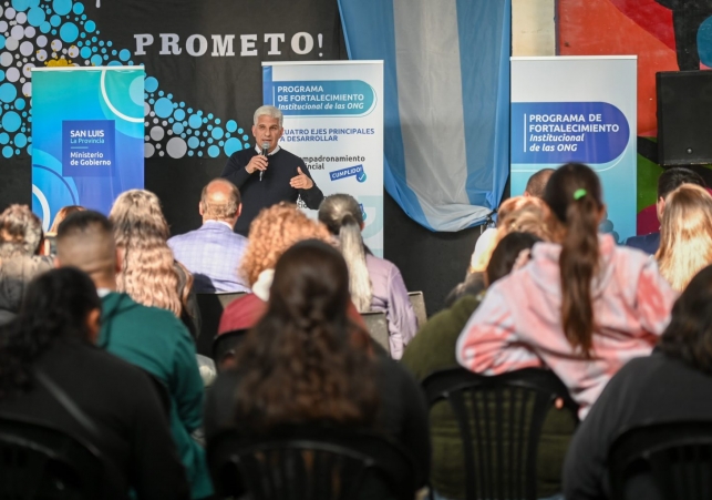 El Gobernador ratificó el respaldo a las organizaciones no gubernamentales de la provincia