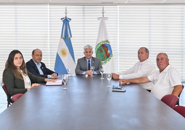 El Gobernador se reunió con el Intendente de El Volcán
