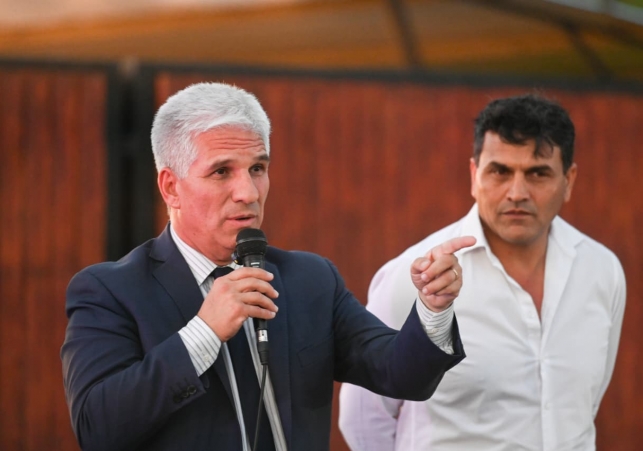 El gobernador Poggi se dirigió a la comunidad de Alto Pencoso