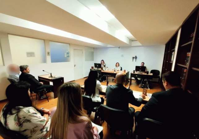 La audiencia se realizó este miércoles