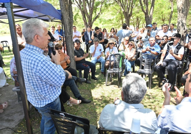 Poggi respaldó a los beneficiarios de Inclusión y les pidió que trabajen en libertad