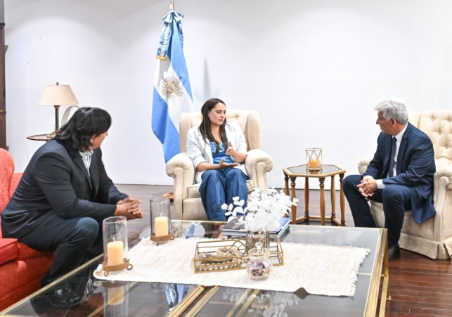 Poggi se reunió con la subdirectora ejecutiva de la Agencia Nacional de Discapacidad