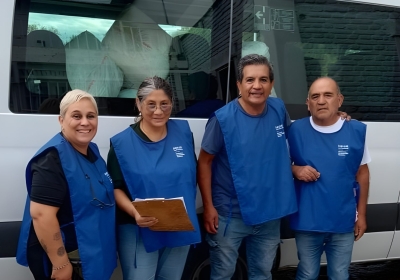 Asisten a vecinos del departamento San Martín afectados por las intensas lluvias