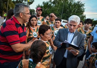Concarán avanza en sus planes de alumbrado público y renovación del acceso principal