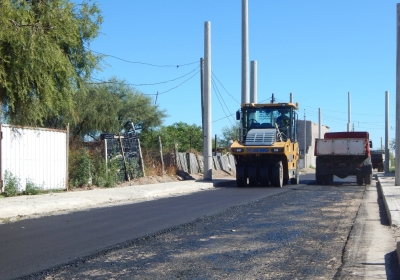Continúan los trabajos de urbanización en el sector oeste del barrio La República