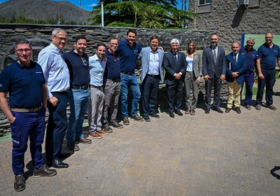 El Gobernador visitó la planta de Kimberly Clark en San Luis