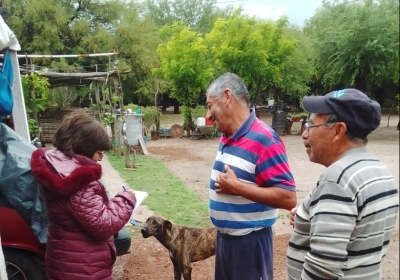 El Gobierno brinda asistencia a los vecinos afectados por las fuertes lluvias