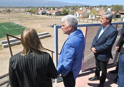 El Gobierno reactivó la construcción de la escuela del barrio 272 viviendas en Merlo