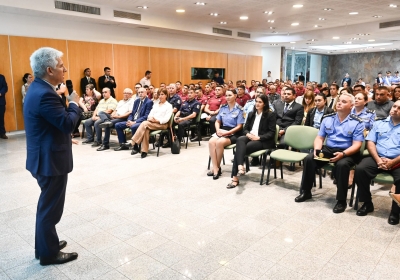 El cuerpo de Bomberos de la Policía celebró 79 años de vida y recibirá nuevos equipos