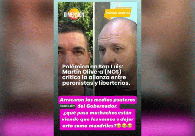 El diputado Carlos González D’Alessandro “Les vamos a dejar el orto como mandriles”