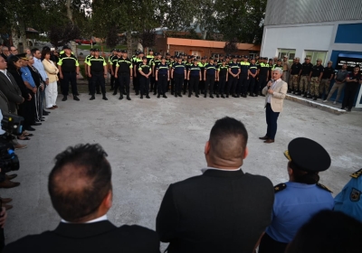 Inauguraron la nueva base operativa de la Policía Caminera en el Parque Industrial Sur
