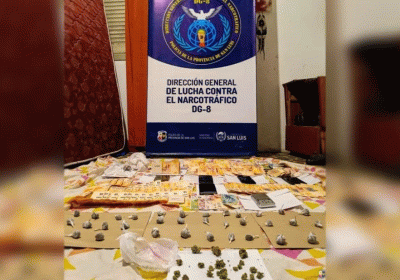 La Policía incautó droga valuada en casi $500 mil y una persona fue detenida