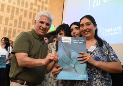 Más familias de la Costa de los Comechingones pasaron de adjudicatarias a propietarias
