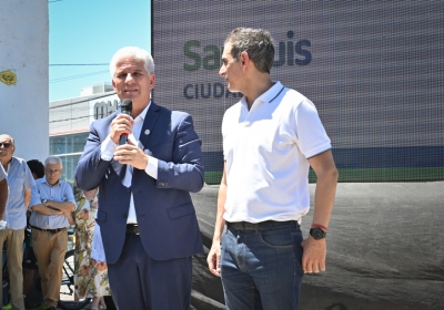 POGGI VOLVIÓ A ACOMPAÑAR AL MUNICIPIO CAPITALINO EN EL AVANCE DE OBRAS DE ASFALTO E ILUMINACIÓN