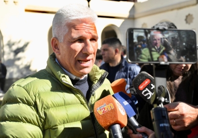 Poggi en rueda de prensa