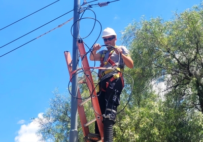 Restablecen 100 antenas de wifi y continúan las tareas para normalizar el servicio de internet